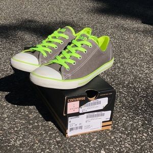 Converse Dainty Ox Charcoal Neon